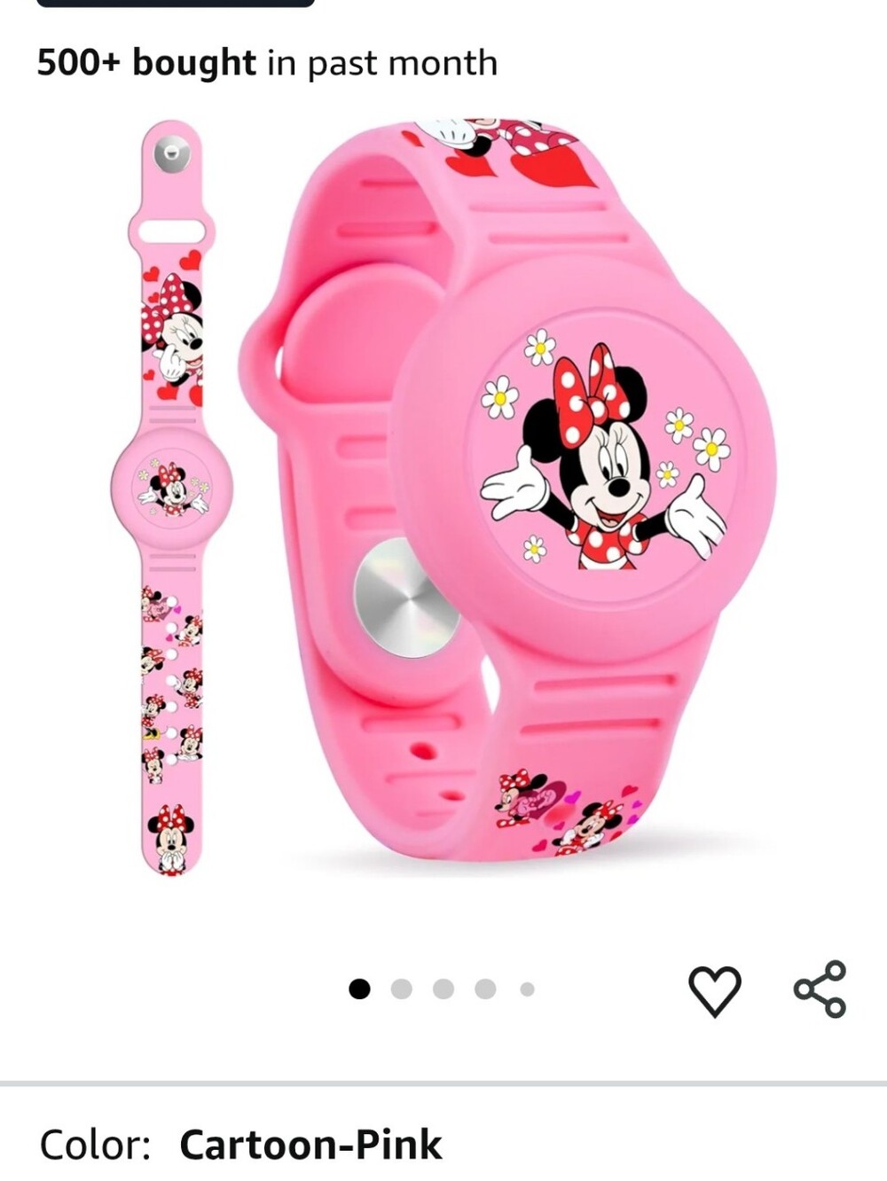 Minnie Waterproof Air Tag Bracelet